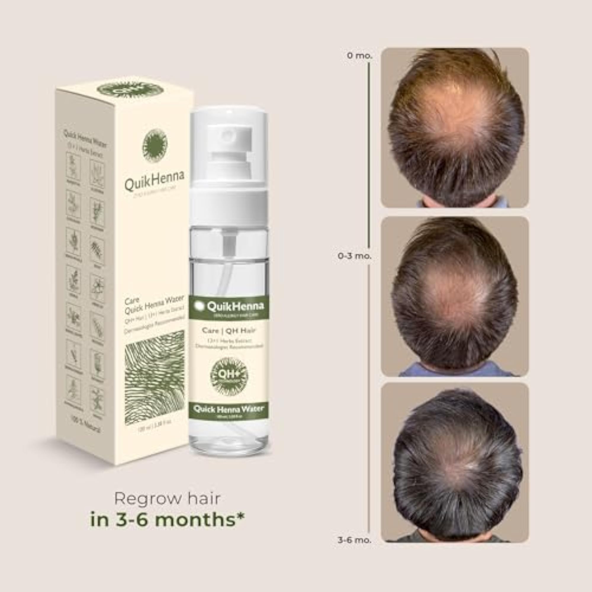 Quik Henna Quick Henna Water Spray With QH+